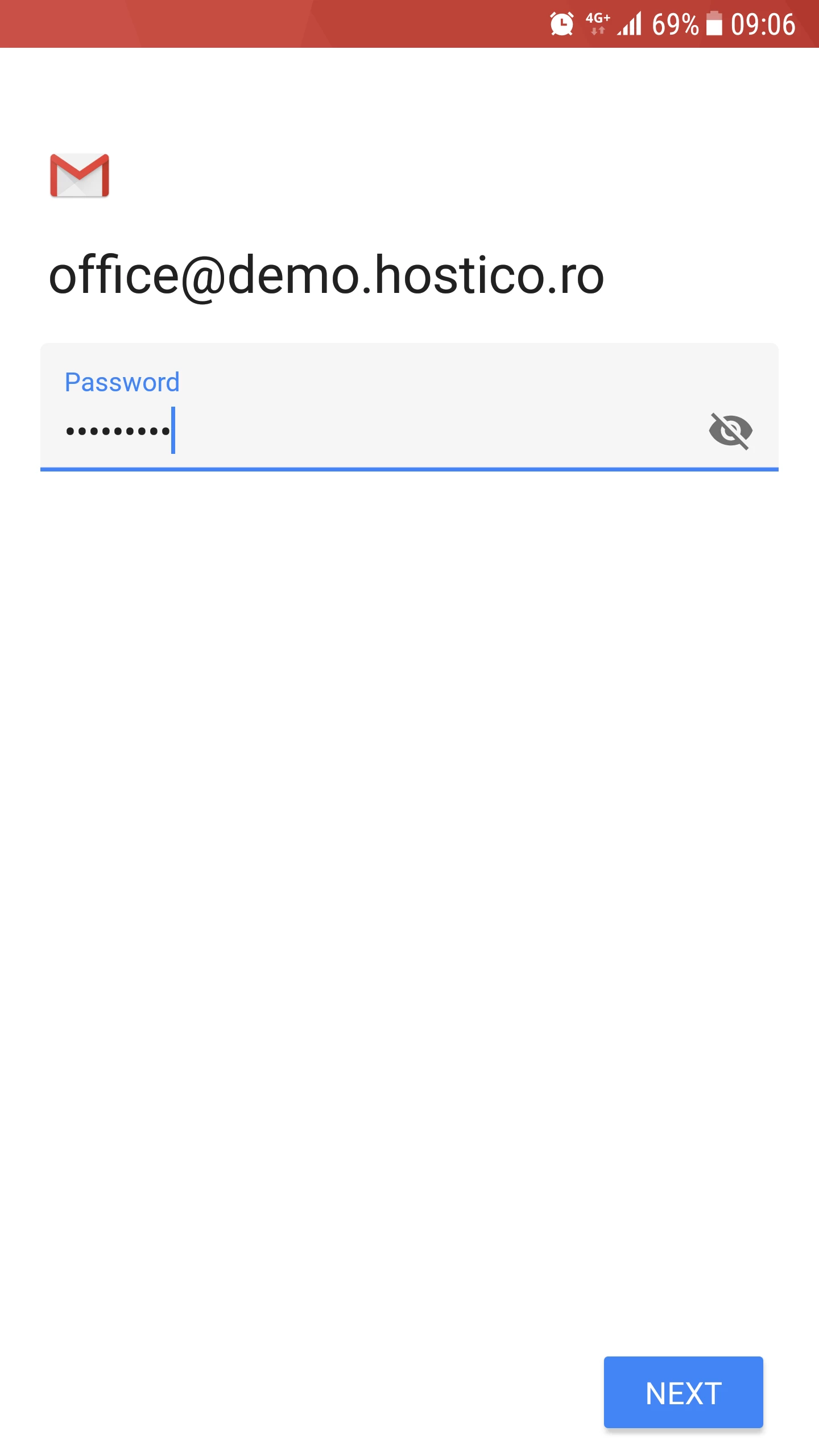 Postavljanje lozinke za e-mail