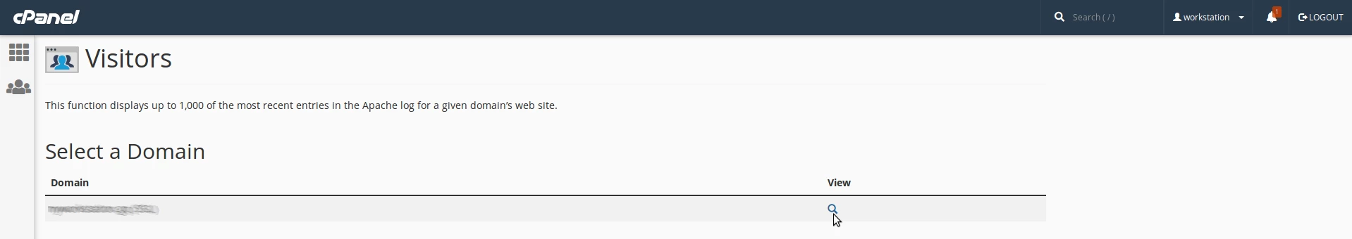 Proveri posetioce na domenu cPanel