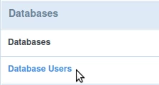 ispconfig add database user